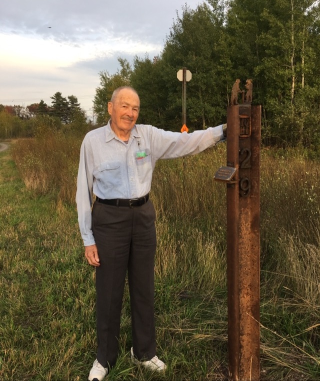 Fred Eggli, master craftsman, photographed in Marquette, MI in 2017